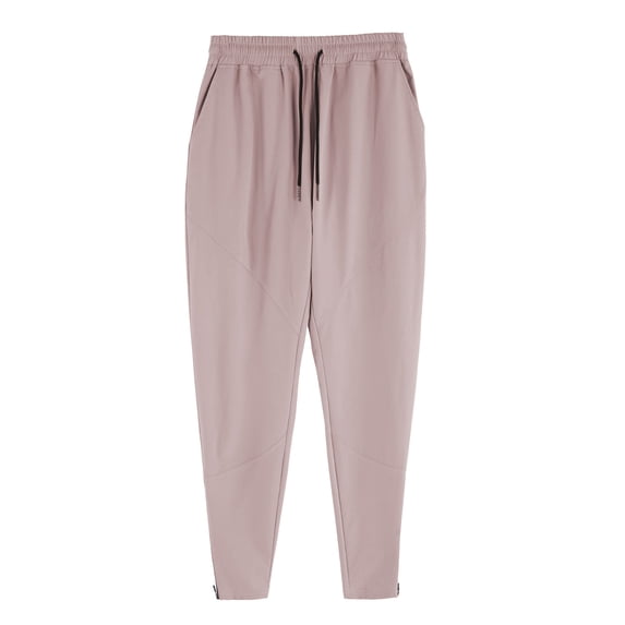 Ixbnca Running Pants for Men Elastic Waist Tapered Drawstring Athletic Pants Mens Thin Track Sports Pants