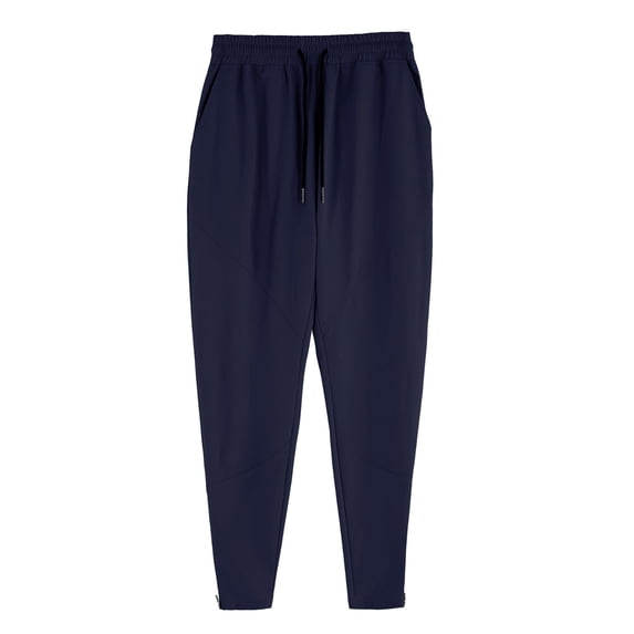 Ixbnca Running Pants for Men Elastic Waist Tapered Drawstring Athletic Pants Mens Thin Track Sports Pants