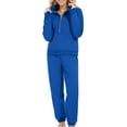 Ixbnca Women Causal Sweat Suit 1/2 Zip Pullover Sweatshirts and Joggers