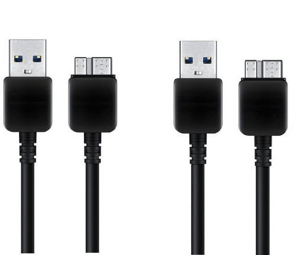 Ixir 2 x ZeimaxÃ‚Â® Cable USB 3.0 Data Sync & Charging Cable for Samsung Galaxy S5 V i9600 (BLACK-2Pcs)