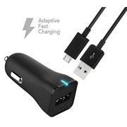 Ixir HTC Desire Charger Micro USB 2.0 Cable Kit by TruWire { Car Charger + 3 Micro USB Cable} True Digital Adaptive Fast Charging uses dual voltages for up to 50% faster charging!