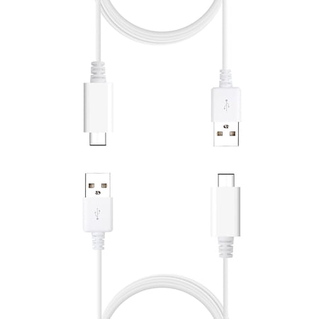 Ixir HTC U11 Adaptive Fast Charger Type-C (USB-C) USB 2.0 Cable Kit by Boxgear - {2 Wall Charger + 2 Type-C Cable} True Digital Adaptive Fast Charging uses dual voltages for up to 50% faster charging!