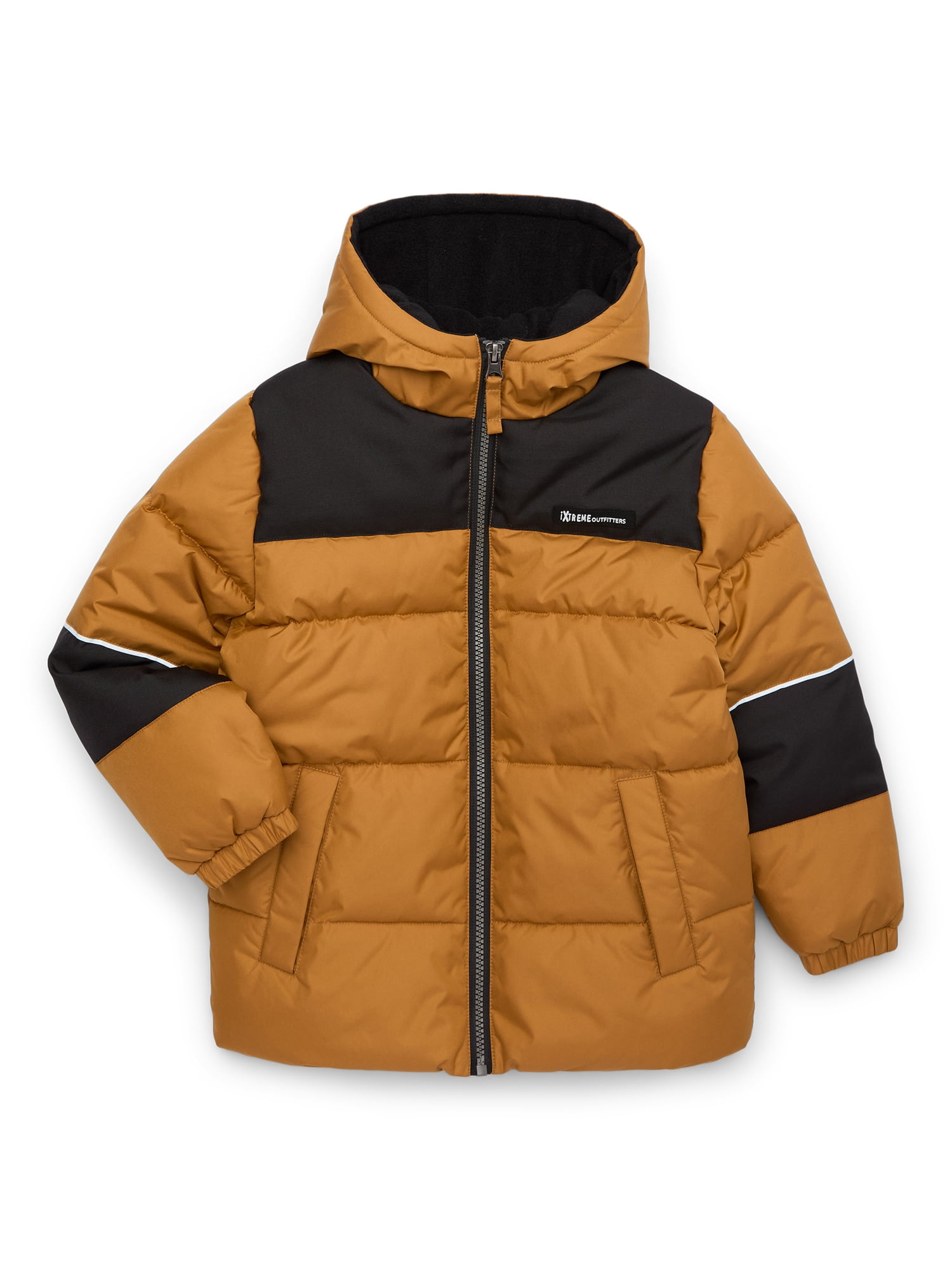 Ixtreme Boys Colorblock Hooded Puffer Jacket Sizes 4 18 Walmart