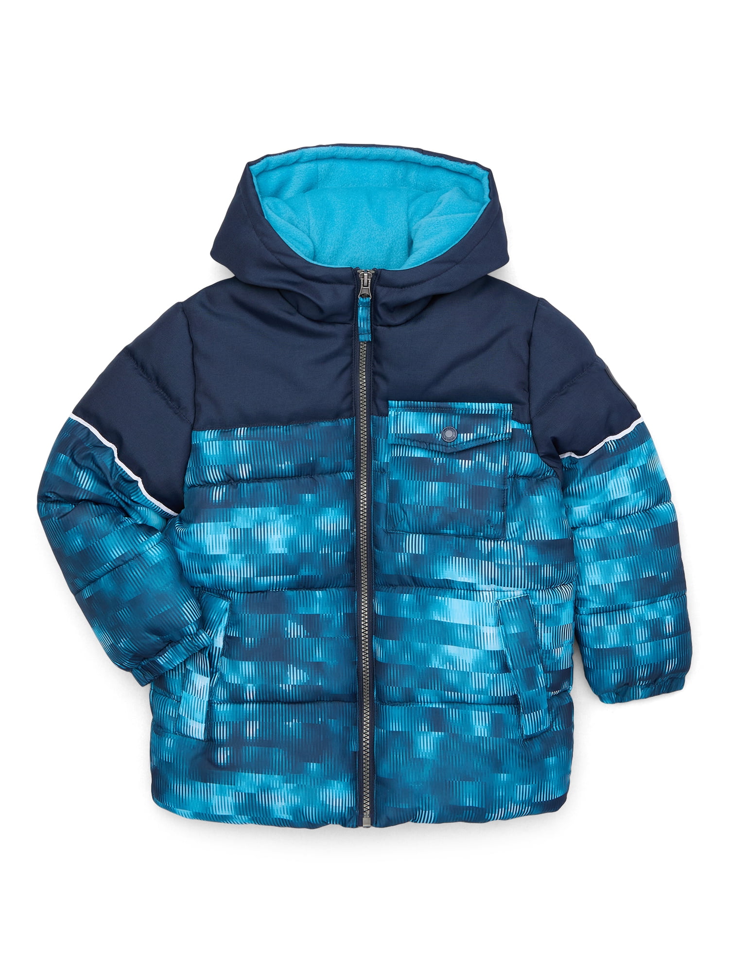 lxtreme Boys Digi Print Hooded Puffer Jacket, Sizes 425