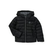 IXTREME Boys Solid Quilted Hooded Puffer Jacket, Sizes 4-18