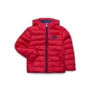 IXTREME Boys Solid Quilted Hooded Puffer Jacket, Sizes 4-18