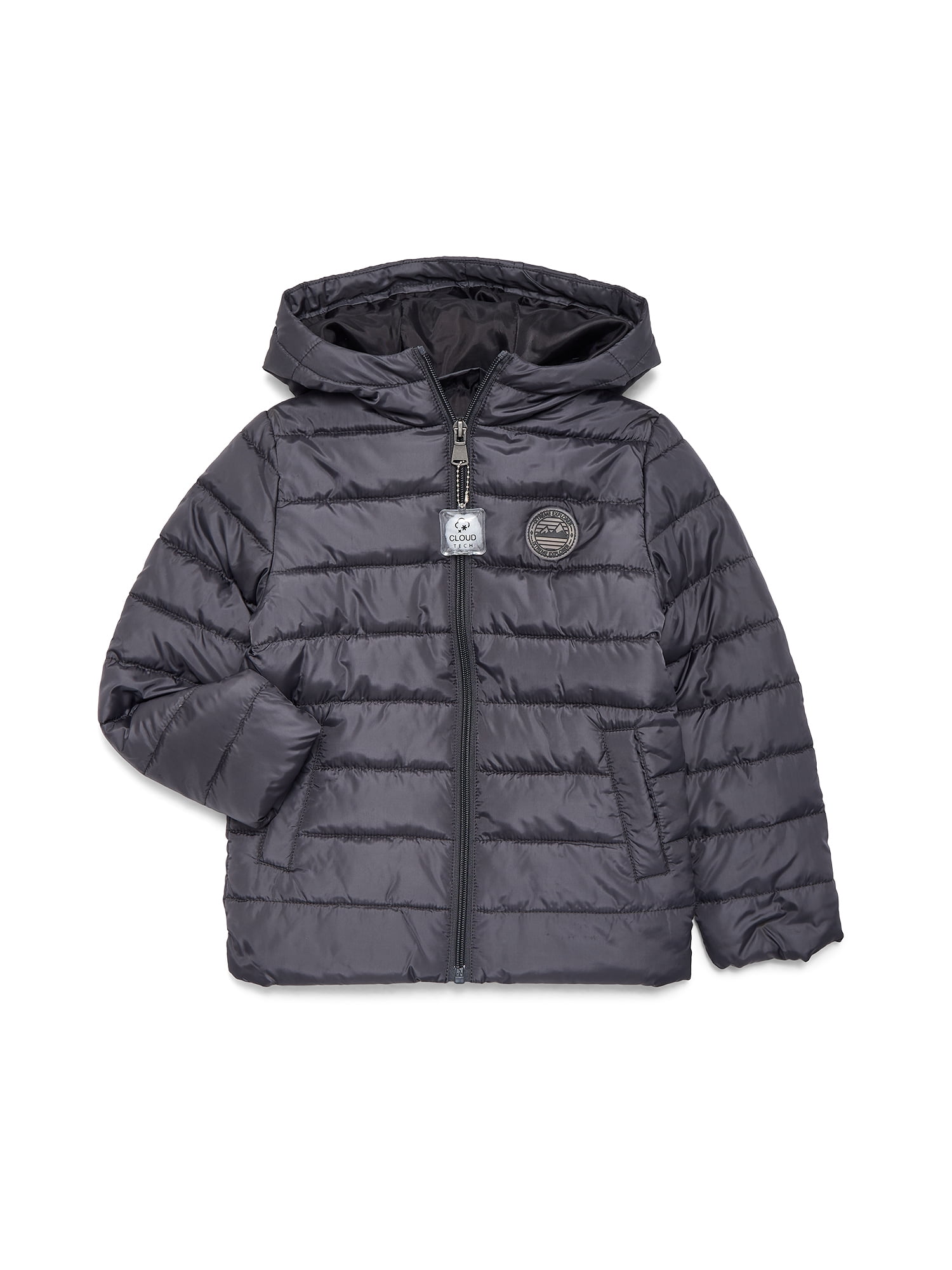 iXtreme Boys Solid Quilted Hooded Puffer Jacket, Sizes 4-18