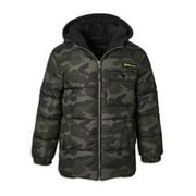 Ixtreme Toddler Boy Camouflaged Hooded Puffer Jacket, Sizes 12M-4T