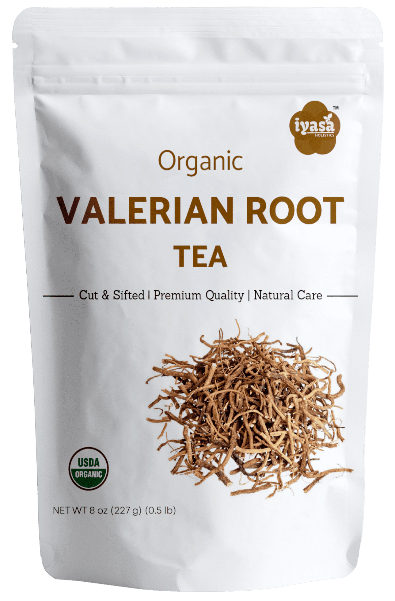 Iyasa Holistics Organic Valerian Root Tea, Caffeine-Free, 8 oz ...