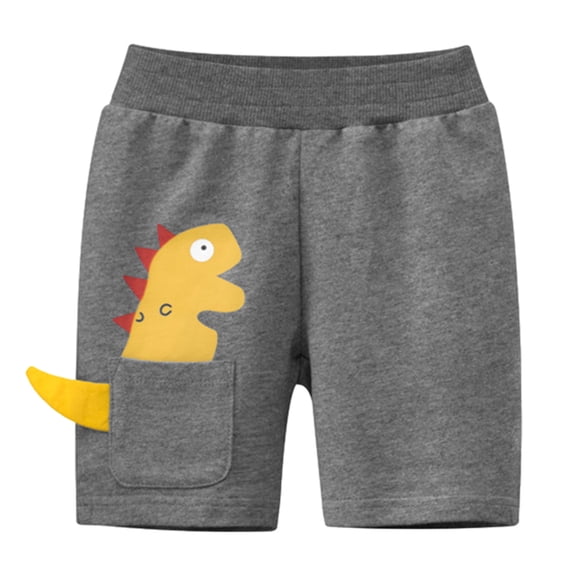 Iyufng Boys Shorts Kids,Boys Summer Clothes,1-8 Years Children's Baby Pants Children's Fifth Medium Pants Dinosaur Pattern,Gifts for Him