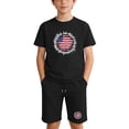 thumbnail image 1 of Iyufng Boys' and Girls' 2 Piece Sets,Summer Independence Day Printed Outfit Sets, 1 of 9