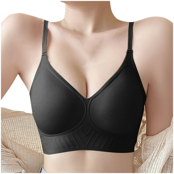Iyufng Bras for Women Plus Size,Push Up Wireless Bra,Comfortable Without Steel Rings Small Chest Gathered and Auxiliary Breast Bra