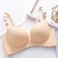 thumbnail image 1 of Iyufng Bras for Women Plus Size,Push Up Wireless Bra,Comfortable Without Steel Rings Small Chest Gathered and Auxiliary Breast Bra, 1 of 3