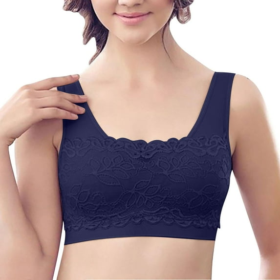 Iyufng Bras for Women,Push up Bra,Women's Fitness Yoga Bras Underwear with Breast Pad Lace Sexy Solid Color Top,Women Bras Plus Size