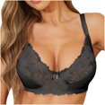 thumbnail image 1 of Iyufng Bras for Women Plus Size,Push Up Wireless Bra,Fashion Comfortable Woman's Lace Beauty Back Strap Wrap Plus Size Bra, 1 of 5