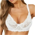 thumbnail image 1 of Iyufng Bras for Women Plus Size,Push Up Wireless Bra,Fashion Comfortable Woman's Lace Beauty Back Strap Wrap Plus Size Bra, 1 of 5