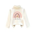 thumbnail image 1 of Iyufng Girls Sweatshirts,Fleece Graphic Cotton Crewneck Pullover Sweatshirt for Girls,Children's Small and Medium-sized Plush Thick Printed High Neck Fashion Tops,Teen Girls Pullover Tops, 1 of 3