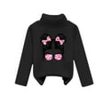 thumbnail image 1 of Iyufng Girls Sweatshirts,Fleece Graphic Cotton Crewneck Pullover Sweatshirt for Girls,Children's Small and Medium-sized Plush Thick Printed High Neck Fashion Tops,Teen Girls Pullover Tops, 1 of 3