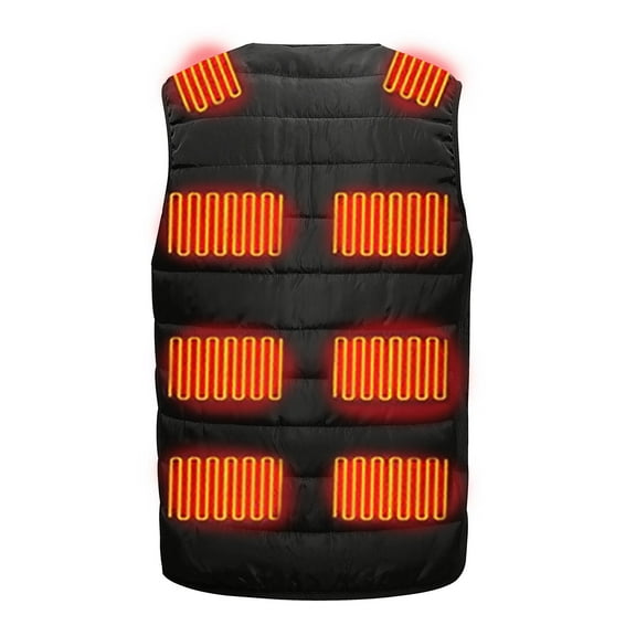 Iyufng Heated Vest for Women and Men Plus Size,Womens Heated Jacket,Outdoor Warm Clothing Heated for Riding Skiing Fishing Charging Via Heated Coat,Womens Winter Heated Jackets