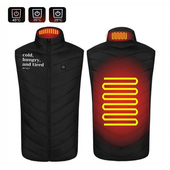 Iyufng Heated Vest for Women,Womens Heated Jacket,USB Intelligent Constant Temperature Heated Windproof Coat for Men and Women 2 Areas,Womens Winter Heated Jackets Coat Plus Size