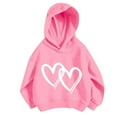 thumbnail image 1 of Iyufng Hoodies for Girls,Long Sleeve Graphic Hooded Sweatshirt,Children's Hoodie Thin Style Small and Medium Loose Hoodie Fashion,Teen Girls Pullover Tops, 1 of 3