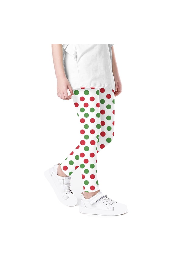 Kids' Leggings Toddler Kids Girls Pants,Toddler Girl Pants,3-8 Years Girls' Fashionable Christmas Printed Leggings That Can Be Worn Outside,Baby Girl Pants