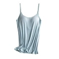 thumbnail image 1 of Iyufng Maternity Nursing Tank Tops with Built in Bras,Crew Neck Sleeveless Pregnancy Tops with Adjustable Straps, 1 of 8