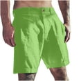 thumbnail image 1 of Iyufng Mens Shorts Athletic Men's Shorts Linen Casual,Men's Summer Pocket Cotton Beach Breathable Sports Shorts Pants, 1 of 6