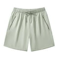 thumbnail image 1 of Iyufng Mens Shorts Men's Shorts,Men Casual Fashion Sports Quick-dry Elastic Mid-waist Lace-up Pocket Shorts, 1 of 6