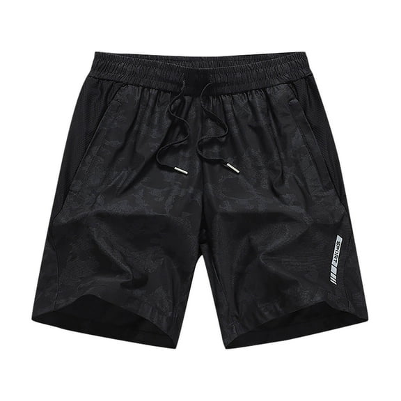 Iyufng Mens Shorts Men's Shorts,Men's Summer Casual and Comfortable Drawstring Pocket Elastic Waist Shorts