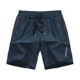 thumbnail image 1 of Iyufng Mens Shorts Men's Shorts,Men's Summer Casual and Comfortable Drawstring Pocket Elastic Waist Shorts, 1 of 3