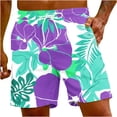 thumbnail image 1 of Iyufng Mens Shorts with Pockets Men's Shorts Drawstring,Men's Special Print Beach Casual Trouser Shorts Pants, 1 of 6