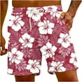 thumbnail image 1 of Iyufng Mens Shorts with Pockets,Men's Shorts Drawstring,Men's Special Print Beach Casual Trouser Shorts Pants, 1 of 6