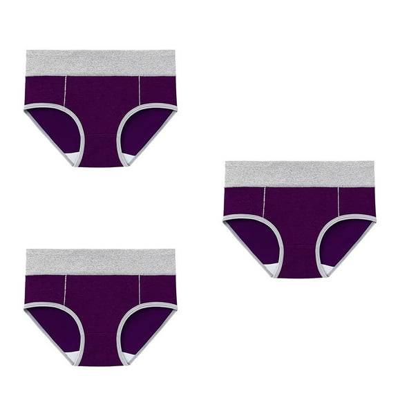 Iyufng Plus Size Panties for Women,Women's Panties Colored Cotton Waist Lifting and Buttocks Closing Triangular Underwear for Women,Womens Panties
