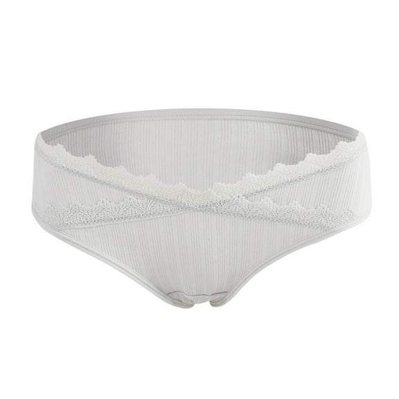 Iyufng Plus Size Panties for Women,Women's Panties,Ladies Comfortable Prenatal Solid Color Large Size Abdominal Panties Low Waiste Underpants,Maternity Underwear