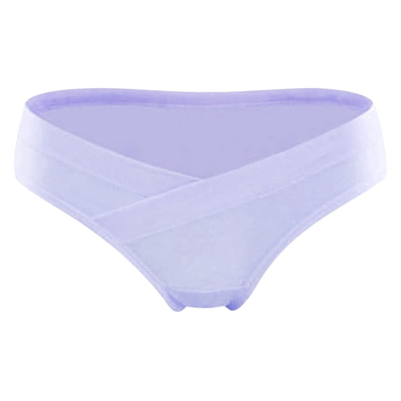 Iyufng Plus Size Panties for Women,Women's Panties Ladies Comfortable Prenatal Solid Color Large Size Abdominal Panties Low Waiste Underpants,Maternity Underwear