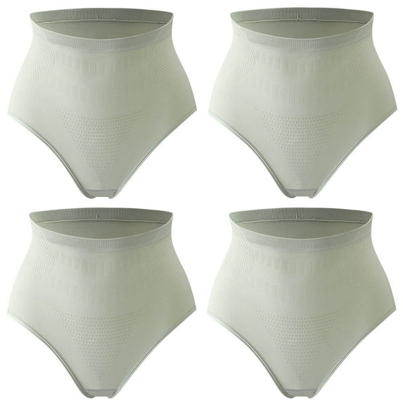 Iyufng Plus Size Panties for Women,Women's Panties Ladies Comfortable Solid Color High Waist Warm Belly Hip Lift Thin Waist Panties Underwear,Womens Panties