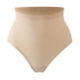 thumbnail image 1 of Iyufng Plus Size Panties for Women,Women's Panties Ladies Comfortable Solid Color High Waist Warm Belly Hip Lift Thin Waist Panties Underwear,Womens Panties, 1 of 7