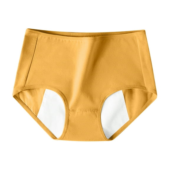 Iyufng Plus Size Panties for Women,Women's Panties Women Period Seamless Mid-waist Breathable Women's Physiological Underwear Briefs,Womens Panties