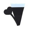 thumbnail image 1 of Iyufng Plus Size Panties for Women,Women's Panties Women Sexy Ribbon Mesh Thong Pants Transparent Invisible Heart Shaped Panty,Womens Thongs, 1 of 3
