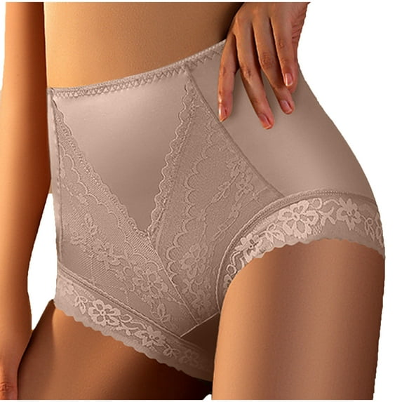 Iyufng Plus Size Panties for Women,Women's Panties,Women's Fashion Solid Briefs Comfortable High Waist Lace Underwear Women Panties,Shaping Panties