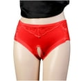 thumbnail image 1 of Iyufng Plus Size Panties for Women,Women's Panties Women's High Waist Sexy Lace Open Transparent Mesh Panties Briefs,Womens Panties, 1 of 5