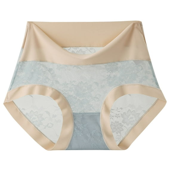 Iyufng Plus Size Panties for Women,Women's Panties,Women's High Waisted Underwear Soft Breathable Panties Stretch Briefs Seamless Ladies Briefs,Shaping Panties