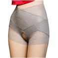 thumbnail image 1 of Iyufng Plus Size Panties for Women,Women's Panties Women's Mid-waist Sexy Lace Open Transparent Panties Briefs,Womens Panties, 1 of 6