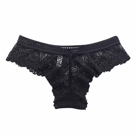 Iyufng Plus Size Panties for Women,Women's Panties Women's Sexy Fashionable Classic High Waisted Breathable and Seductive Solid Color Underwear,Womens Panties