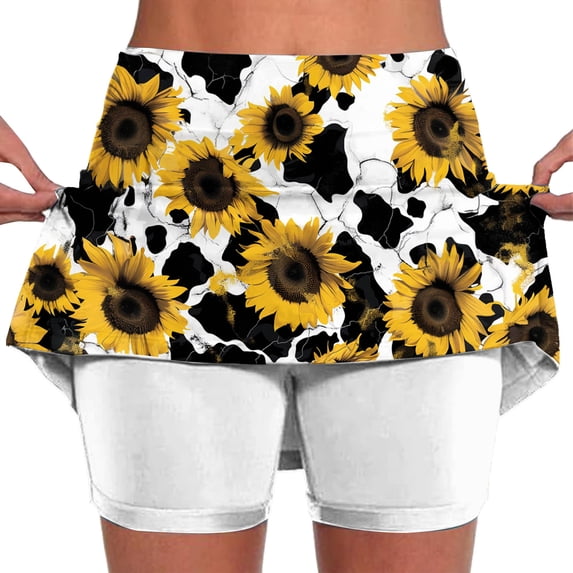 Iyufng Shorts for Women Plus Size Shorts,Women's New Color Mid-waist Skirt Pants Sports Casual Shorts Bottoming Skirt Pants