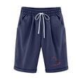 thumbnail image 1 of Iyufng Shorts for Women Plus Size Casual Linen Shorts Women Printed Five Points Large Size Cotton Linen Pants Pants Shorts, 1 of 5