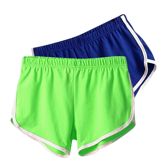 Iyufng Shorts for Women,Plus Size Shorts,2pcWomen Casual Sports Shorts Workout Yoga Shorts Active Shorts