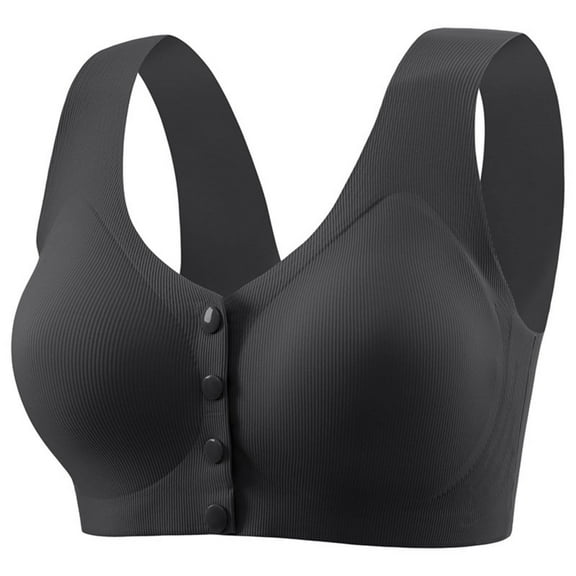 Iyufng Bras for Women,Push up Wireless Bra,Woman Oversized Wireless Bra Front Button Push up Underwear Bra,Front Closure Bras Plus Size