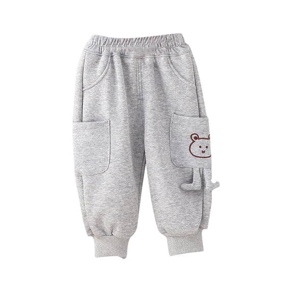 Iyufng Toddler Kids Girls Pants,Toddler Girl Pants Children's Winter Pants Solid Print Warm Buttocks Pants for Boys and Girls Full Length Pants,Baby Girl Pants